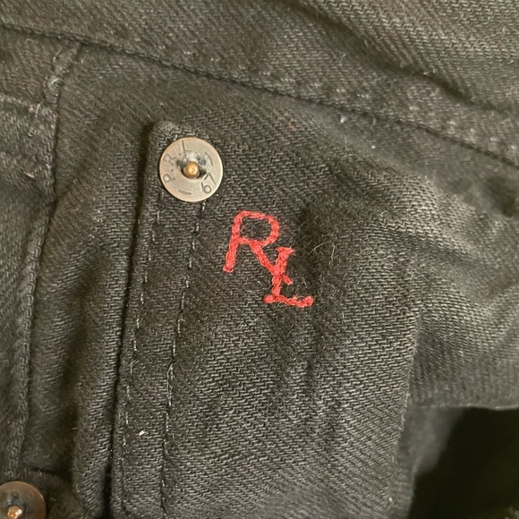Polo RL Denim 36x34 Black Jeans - Picture 6 of 8